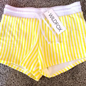 Wildfox fleece shorts